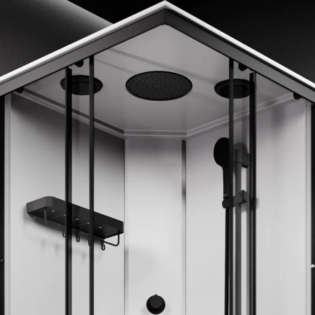 Душевая кабина (90х90) Am.Pm X-Joy Square W94C-403-090BT черный матовый