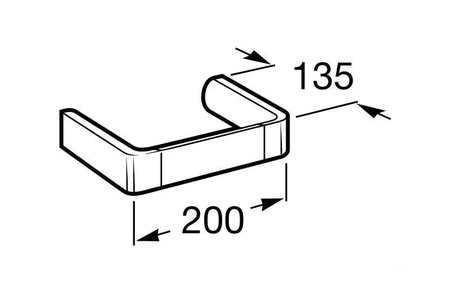 Держатель полотенец для биде Roca Select 816313001