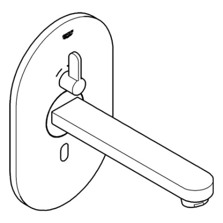 Смеситель электронный для раковины 230V Grohe Eurosmart Cosmopolitan E 36315 000 (36315000)