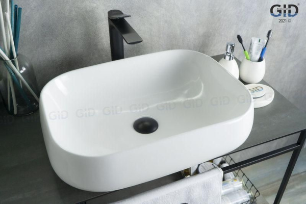 Раковина накладная (56х42) Gid N9243