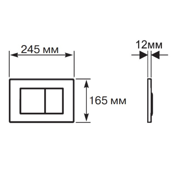 Панель смыва Aquatek KDI-0000012