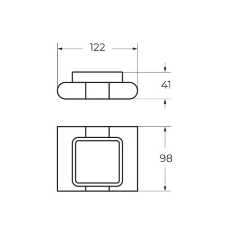 Мыльница настольная Art&Max AM-E-3999-MB