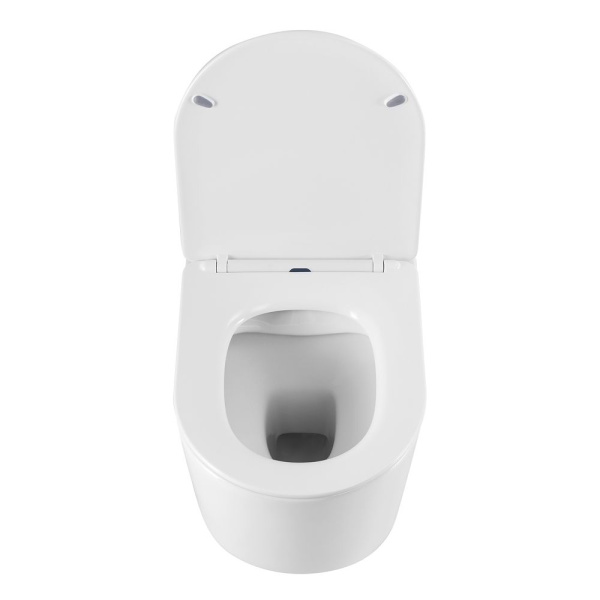 Унитаз подвесной безободковый Art&Max Bolzano AM001CHR/SC микролифт