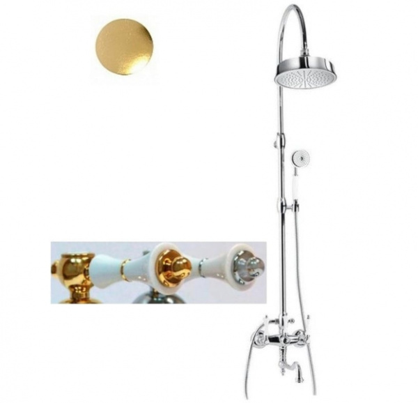 Душевой гарнитур Cezares Margot MARGOT-CVDF-03/24-Bi/A