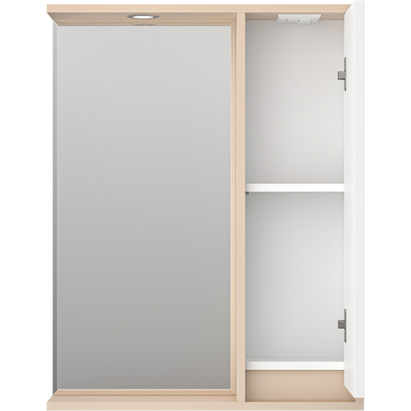 Зеркальный шкаф (63х80) Brevita Balaton 65 правый BAL-04065-03-01П