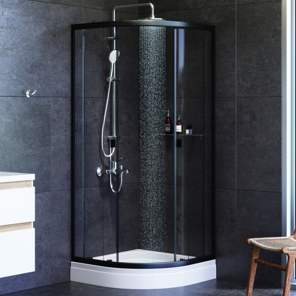 Душевой уголок с поддоном (80х80) Am.Pm X-Joy Twin Slide W88E-205-080BT64