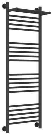 Полотенцесушитель Водяной Сунержа Богема с полкой + (120х40) Темный Титан Муар 15-0223-1240