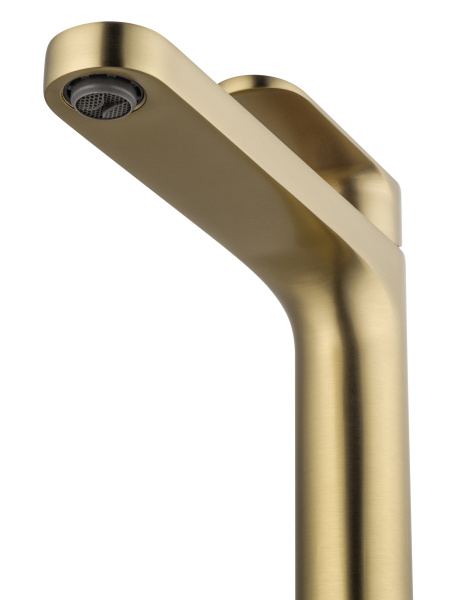 Смеситель для раковины высокий WONZON & WOGHAND, брашированное золото WW-H1034-BG