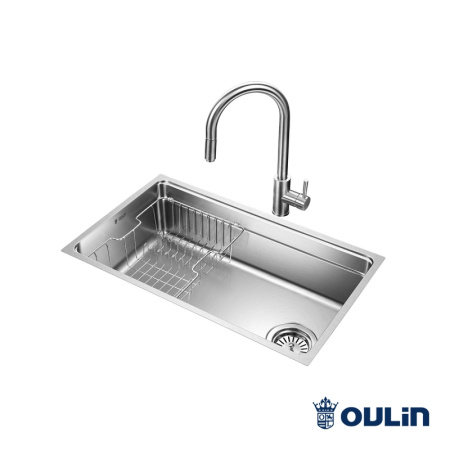 Кухонная мойка (76Х45)  Oulin OL-EH201M