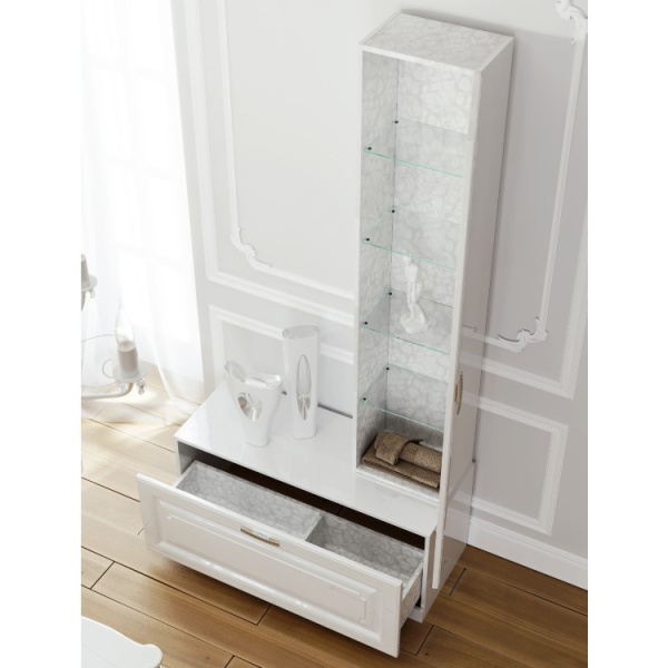 Шкаф Aqwella Empire 80 Emp.03.08/W