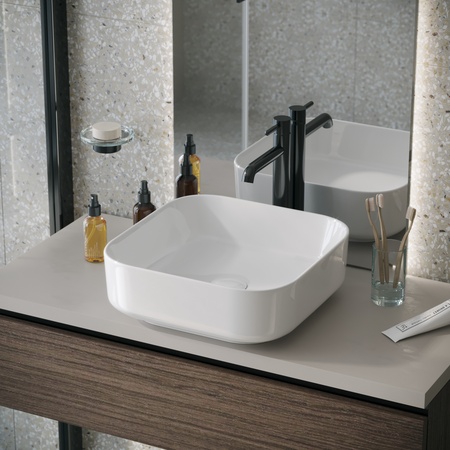 Раковина накладная (38х38) Grossman Falcon GR-3055, белый