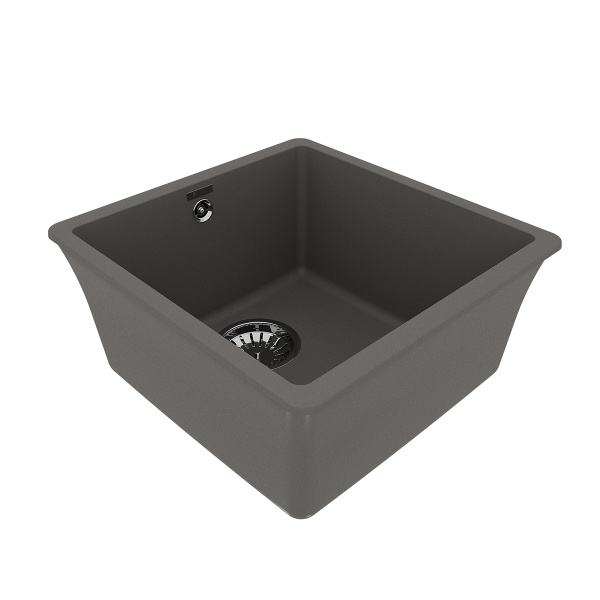 Кухонная мойка Lemark SINARA 400-U  серый шёлк 9910065