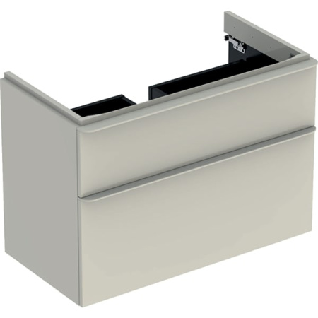 Тумба для раковины с ящиками выдвижными GEBERIT Smyle Square 500.354.JL.1