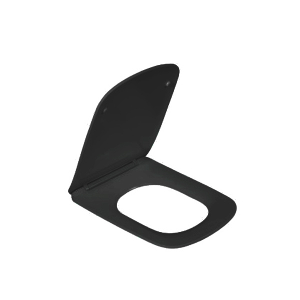 Сиденье для унитаза Grossman GR-4440BMS тонкое,черное матовое,