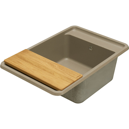 Кухонная мойка Aquaton Беллис 78 1A725032BS250 серый шелк