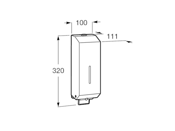 Диспенсер Roca Public 817402002
