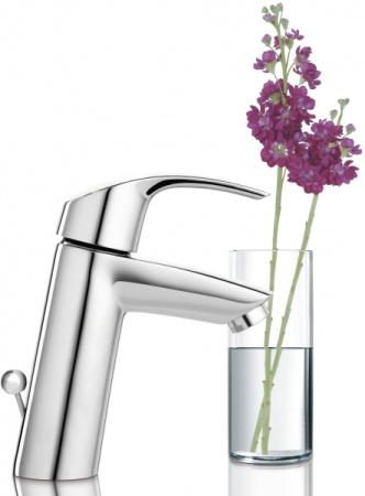 Смеситель однорычажный для раковины Grohe Eurosmart 23323 001 (23323001) хром