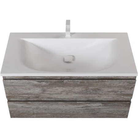 Тумба под раковину Cezares MOLVENO-100-2C-SO-LG Legno Grigio