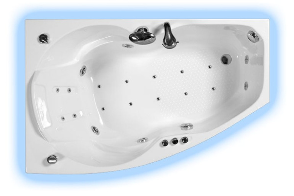 Акриловая ванна Triton БРИЗ 150x95 правая