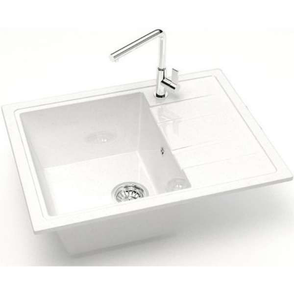 Кухонная мойка Marrbaxx Анастасия Z150 Z150Q001 белый