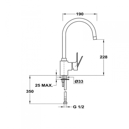 Смеситель для кухни Mofem Trend-Art 2 152-1663-00/1463-00