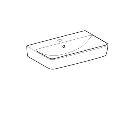 Раковина подвесная (60х37) Geberit Renova Compact 226160000