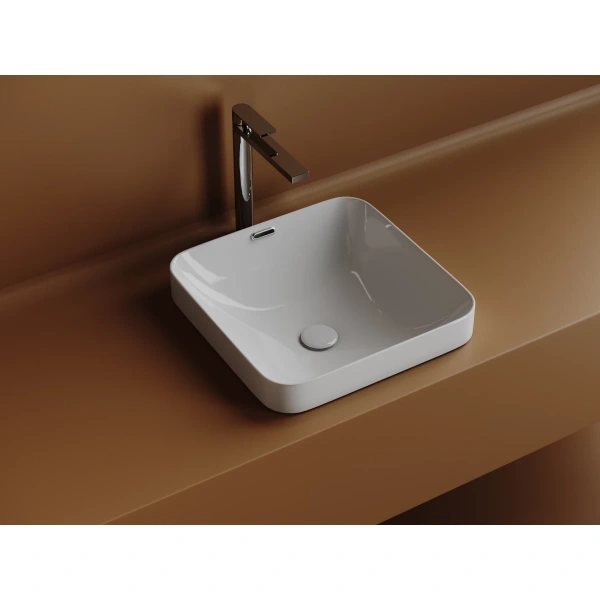 Раковина встраиваемая сверху (43,8x43,8) Ceramica Nova ELEMENT CN6077