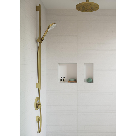 Подключение для душевого шланга Hansgrohe Fixfit E 27454990 полированное золото