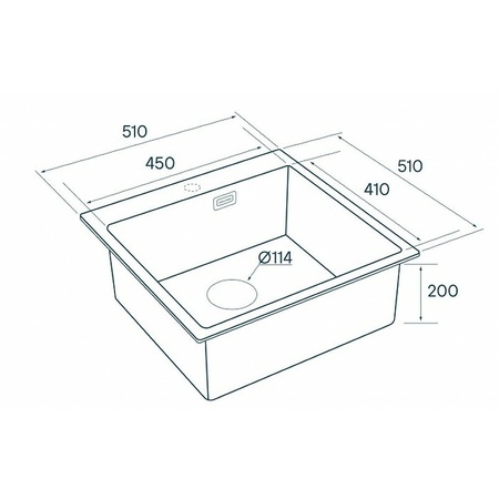 Кухонная мойка Paulmark Velten PM905151-BG брашированное золото