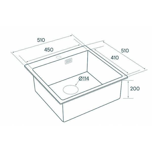 Кухонная мойка Paulmark Velten PM905151-BG брашированное золото