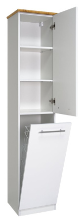 Пенал с бельевой корзиной Misty Респект 35  Э-Рес05035-01ПрП правый