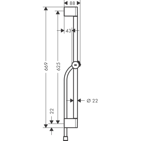Душевой гарнитур Hansgrohe Pulsify Unica 24400000, хром Душевой гарнитур Hansgrohe Pulsify Unica 24400000, хром