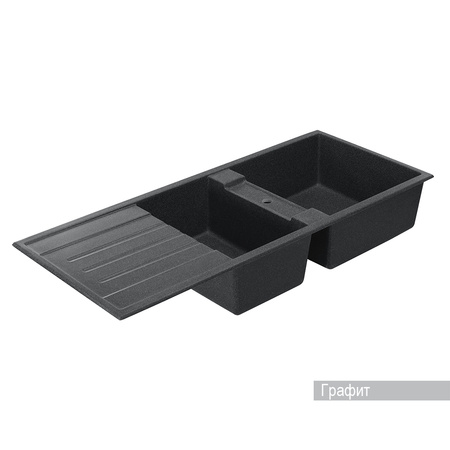 Кухонная мойка Aquaton Торина 1A712032TR210 графит