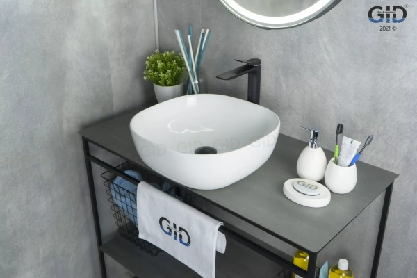 Раковина накладная (42,5х42,5) Gid D1301