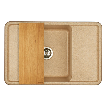 Кухонная мойка Aquaton Беллис 78 1A725032BS220 песочный