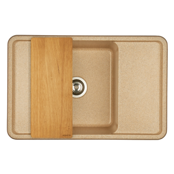 Кухонная мойка Aquaton Беллис 78 1A725032BS220 песочный