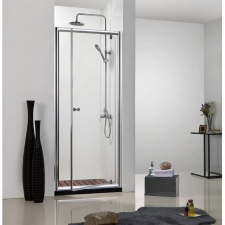 Душевая дверь BRAVAT Drop в нишу одна распашная дверь 1000x2000 (BD100.4110A)