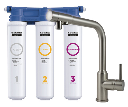 Смеситель для кухни с фильтром Kaiser Teka БР13044-5, серебристый