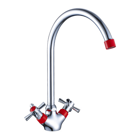 Смеситель для кухни DECOROOM DR51 DR51028-Red