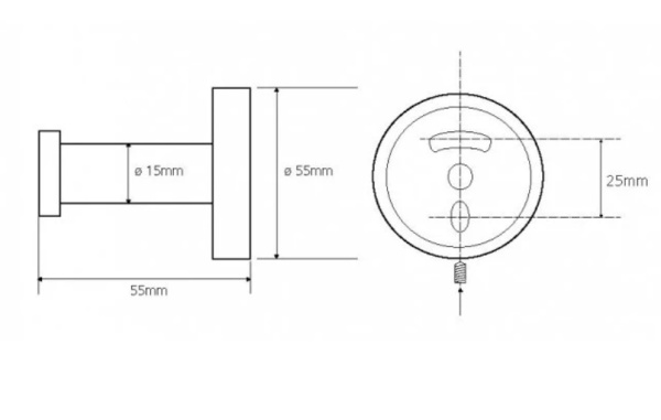Крючок Bemeta Omega 104106062