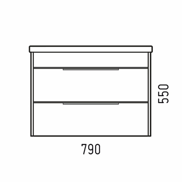 Тумба под раковину Corozo Форест 80 Z2 SD-00001049