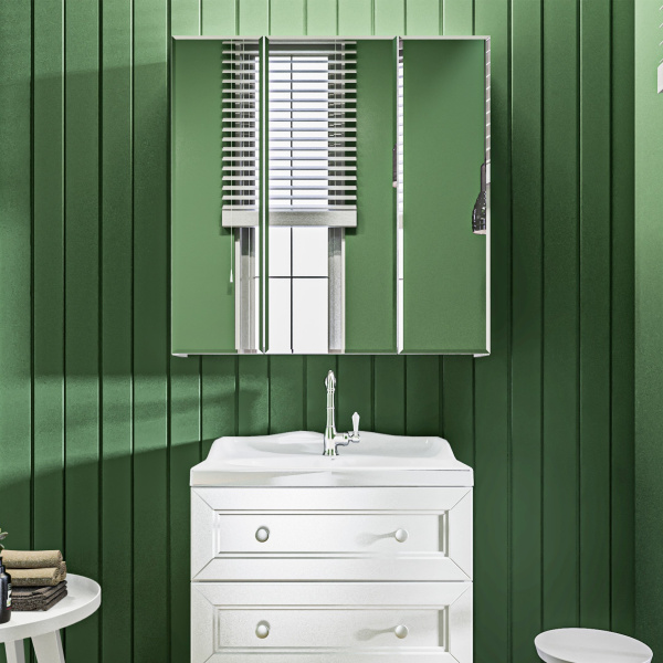 Зеркало-шкаф (80х80) Marka One  80 У37180