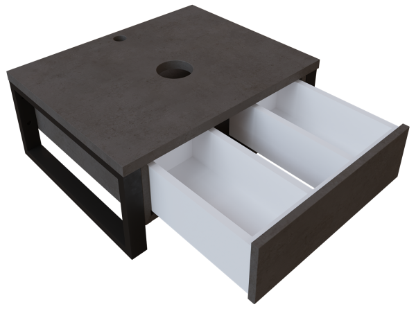 Тумба под раковину 1Marka  Grunge Loft 60П Ц0000001581