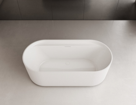 Акриловая ванна (170х80) ABBER AB9444MW без гидромассажа, белый