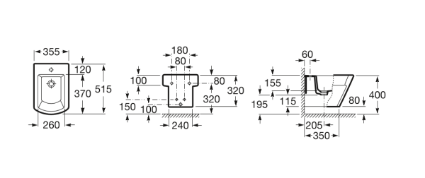 Биде подвесное Roca Hall  35762K000