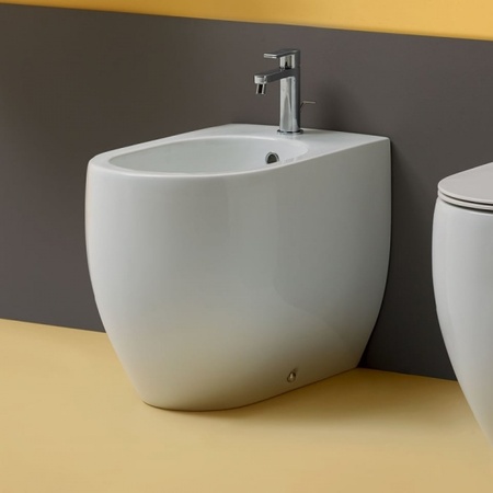 Биде напольное Kerasan Flo 312001*1 белый