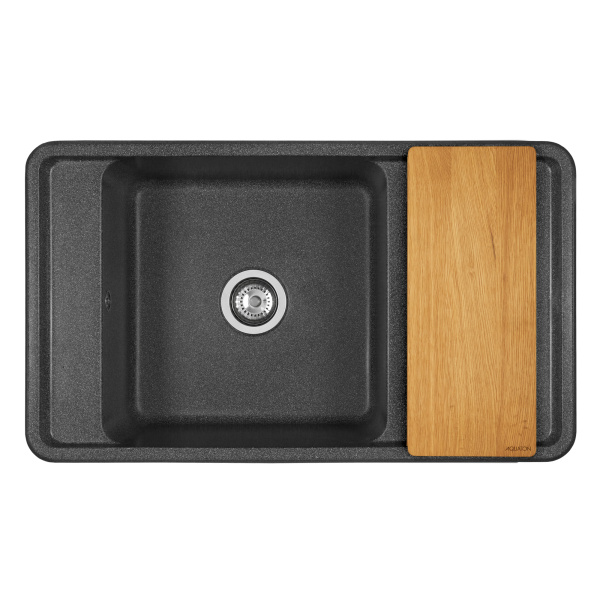 Кухонная мойка Aquaton Беллис 87 1A724832BS210 графит