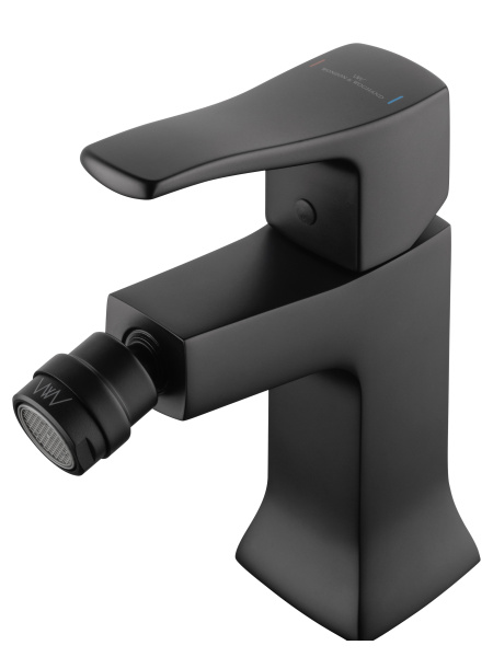 Смеситель для биде WONZON & WOGHAND FLEX, черный матовый WW-88016072-MB