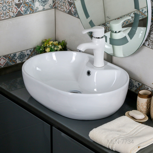 Раковина накладная (63х41) Melana 7734-805