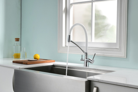 Смеситель для кухни с подключением к фильтру  Paulmark Siеgen Si213111-CrW